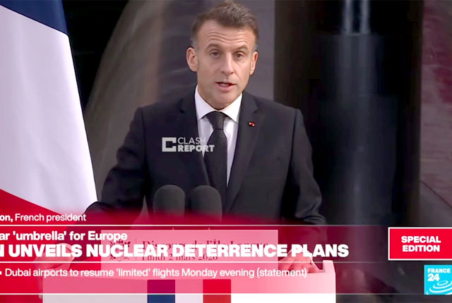 Франция существенно увеличит количество ядерных боеголовок и будет привлекать к общим учениям другие страны ЕС, заявил Макрон Франция существенно увеличит количество ядерных боеголовок и будет привлекать к общим учениям другие страны ЕС, заявил Макрон