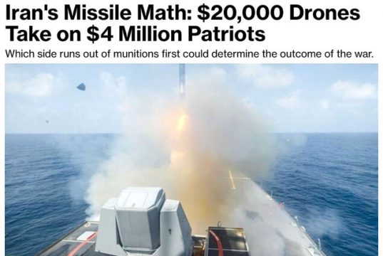 Американцы на войне с Ираном быстро расходуют запасы дорогостоящих ракет, они могут сократиться в течение нескольких дней, пишет Bloomberg Американцы на войне с Ираном быстро расходуют запасы дорогостоящих ракет, они могут сократиться в течение нескольких дней, пишет Bloomberg