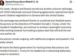 В переговорах Украины и РФ «в ближайшие недели ожидается дальнейший прогресс», «обсуждения продолжаются», заявил Уиткофф В переговорах Украины и РФ «в ближайшие недели ожидается дальнейший прогресс», «обсуждения продолжаются», заявил Уиткофф