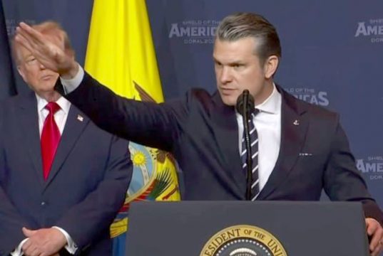 Пит Хегсет намекнул, что Штаты вскоре переключатся на страны «в своём полушарии» Пит Хегсет намекнул, что Штаты вскоре переключатся на страны «в своём полушарии»