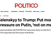 Зеленский дал понять, что США оказывают на него давление по вопросу окончания войны Зеленский дал понять, что США оказывают на него давление по вопросу окончания войны