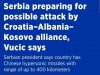Президент Сербии Вучич заявил, что Албания, Хорватия и Косово формируют военный союз, который Белград рассматривает как подготовку к возможному нападению на страну Президент Сербии Вучич заявил, что Албания, Хорватия и Косово формируют военный союз, который Белград рассматривает как подготовку к возможному нападению на страну