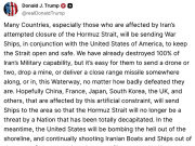 Трамп зовет мировые державы помочь открыть Ормузский пролив Трамп зовет мировые державы помочь открыть Ормузский пролив