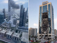 По факту, страны Персидского залива защищают американские базы, которые сами должны были их защищать. Причем используют для этого купленное за миллиарды долларов у США же вооружение.