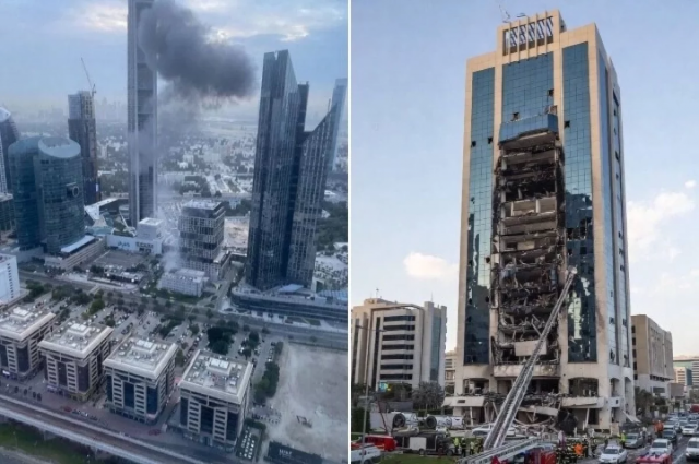 Международный финансовый центр Дубая подвергся атаке беспилотника.