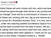 Дональд Трамп заявил, что Соединённые Штаты будут тесно сотрудничать с новым руководством Ирана Дональд Трамп заявил, что Соединённые Штаты будут тесно сотрудничать с новым руководством Ирана