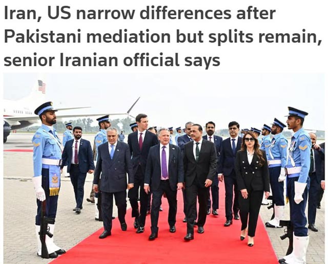 Иран и США сократили разногласия при посредничестве Пакистана, но ключевые разногласия сохраняются, — Reuters Иран и США сократили разногласия при посредничестве Пакистана, но ключевые разногласия сохраняются, — Reuters