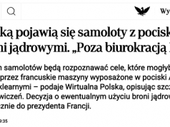 Польша и Франция вскоре отработают нанесение ядерных ударов по Беларуси и РФ Польша и Франция вскоре отработают нанесение ядерных ударов по Беларуси и РФ