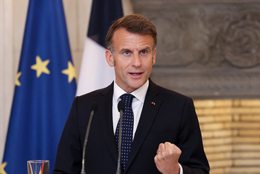 Макрон назвал лидеров России, США и Китая противниками Европы