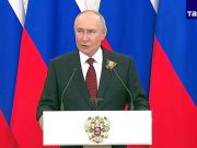 Владимир Путин заявил, что война в Украине «идёт к завершению» Владимир Путин заявил, что война в Украине «идёт к завершению»