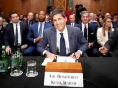 Сенат США утвердил кандидатуру Кевина Уорша на пост главы ФРС Сенат США утвердил кандидатуру Кевина Уорша на пост главы ФРС