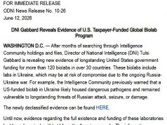 Нацразведка США опубликовала данные об американских биолабораториях в Украине, работавших с опасными патогенами Нацразведка США опубликовала данные об американских биолабораториях в Украине, работавших с опасными патогенами