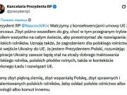 Президент Польши назвал вступление Украины в ЕС угрозой для польского сельского хозяйства Президент Польши назвал вступление Украины в ЕС угрозой для польского сельского хозяйства