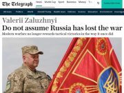 Валерий Залужный призывает не думать, что Россия проиграла войну, в колонке для The Telegraph Валерий Залужный призывает не думать, что Россия проиграла войну, в колонке для The Telegraph