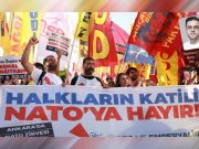 «Убийца народов, нет НАТО!» «Убийца народов, нет НАТО!»