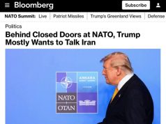 Bloomberg: Трамп на саммите НАТО сосредоточился на Иране и почти не уделил внимания Украине Bloomberg: Трамп на саммите НАТО сосредоточился на Иране и почти не уделил внимания Украине