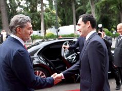 Президент Туркменистана Сердар Бердымухамедов прибыл в Грузию с первым государственным визитом Президент Туркменистана Сердар Бердымухамедов прибыл в Грузию с первым государственным визитом