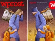 Польский журнал Wprost рисует продолжение своей обложки за март 2022 года Польский журнал Wprost рисует продолжение своей обложки за март 2022 года