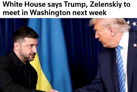 Трамп и Зеленский должны встретиться в Вашингтоне во вторник, сообщил Reuters представитель Белого дома Трамп и Зеленский должны встретиться в Вашингтоне во вторник, сообщил Reuters представитель Белого дома