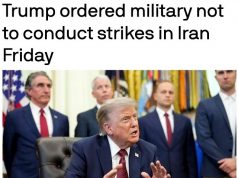 Трамп сегодня распорядился не наносить новые удары по Ирану Трамп сегодня распорядился не наносить новые удары по Ирану