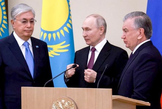 Путин распорядился начать переговоры с Узбекистаном и Казахстаном Путин распорядился начать переговоры с Узбекистаном и Казахстаном