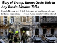 Европейцы подталкивают Трампа к возобновлению контактов с Москвой по Украине Европейцы подталкивают Трампа к возобновлению контактов с Москвой по Украине
