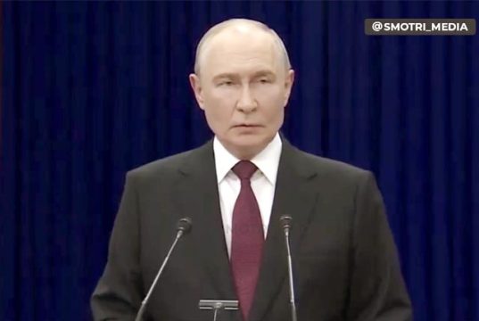 Путин не опроверг возможности удара по Британии Путин не опроверг возможности удара по Британии