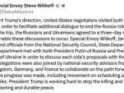 Уиткофф заявил, что на переговорах в Москве и Киеве были достигнуты «существенные успехи» Уиткофф заявил, что на переговорах в Москве и Киеве были достигнуты «существенные успехи»