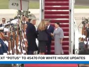 Трамп у самолета встретил Си Цзиньпина, прилетевшего в США с визитом Трамп у самолета встретил Си Цзиньпина, прилетевшего в США с визитом