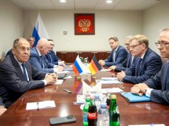 Встреча Сергея Лаврова с главой МИД Германии Йоханном Вадефулем завершилась, она длилась чуть больше 20 минут Встреча Сергея Лаврова с главой МИД Германии Йоханном Вадефулем завершилась, она длилась чуть больше 20 минут