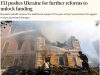Евросоюз настаивает на проведении дальнейших реформ в Украине для получения финансирования, сообщает The Financial Times Евросоюз настаивает на проведении дальнейших реформ в Украине для получения финансирования, сообщает The Financial Times