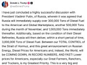 Трамп провел телефонный разговор с Путиным Трамп провел телефонный разговор с Путиным