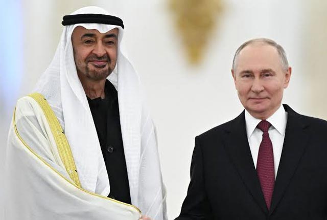Путин и президент ОАЭ обсудили вопросы развития сотрудничества стран Путин и президент ОАЭ обсудили вопросы развития сотрудничества стран