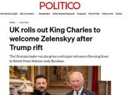 Британия устроила Зеленскому* королевский прием после ссоры с Трампом Британия устроила Зеленскому* королевский прием после ссоры с Трампом
