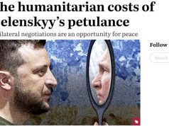 The Washington Times: Если Зеленский не заключит мирную сделку, его можно будет назвать «авторитарным диктатором, извлекающим выгоду из военных богатств» The Washington Times: Если Зеленский не заключит мирную сделку, его можно будет назвать «авторитарным диктатором, извлекающим выгоду из военных богатств»