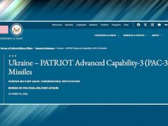 Госдепартамент США одобрил потенциальную продажу Украине ракет Patriot и сопутствующего оборудования на $2,1 млрд, сообщает ведомство Госдепартамент США одобрил потенциальную продажу Украине ракет Patriot и сопутствующего оборудования на $2,1 млрд, сообщает ведомство